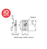 STAUFF STAUFF Lasplaat verlengd Standaard Series | Type SPV | Metrisch