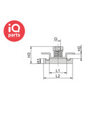 STAUFF STAUFF Befestigungsadapter Standard Baureihe | Metrisch | Typ CRA