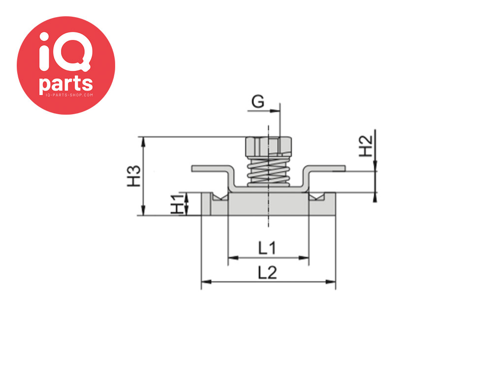 STAUFF STAUFF Befestigungsadapter Schwere Baureihen | Metrisch | Typ CRA