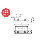 STAUFF STAUFF Lasplaat verlengd Zware Series | Type SPAL-DUEB | Metrisch