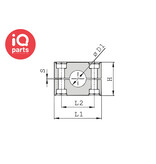 STAUFF STAUFF Blokklem Zware Series | Aluminium | Geribbeld binnenvlak