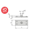 STAUFF STAUFF Weld Plate Twin Series | Type SP | Metric