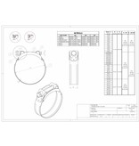 Nordic Metalblok Nordic Metalblok Norflex Heavy Duty T-Bolt Clamp | W2