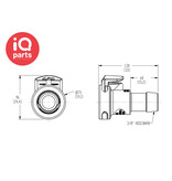 CPC CPC - MPC17006T | Coupling Body | ABS | 9,5 mm (3/8") Hose barb