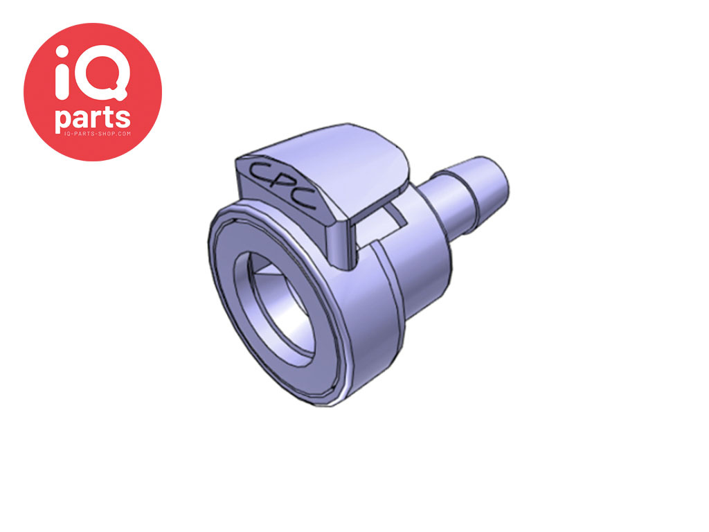 CPC MPCK17004T03 | Snelkoppeling | Polycarbonaat | 6,4 mm slangpilaar | met vergrendeling
