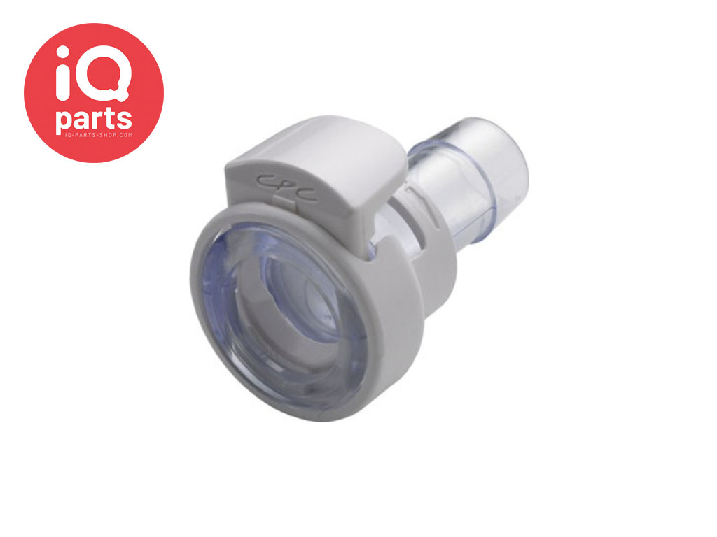 CPC MPCK17006T03 | Snelkoppeling | Polycarbonaat | 9,5 mm slangpilaar | met vergrendeling