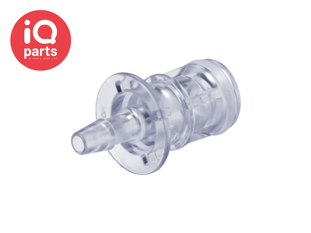 CPC MPC22002T03M | Coupling Insert | Polycarbonate | 3,2 mm (1/8") Hose barb | Silicone