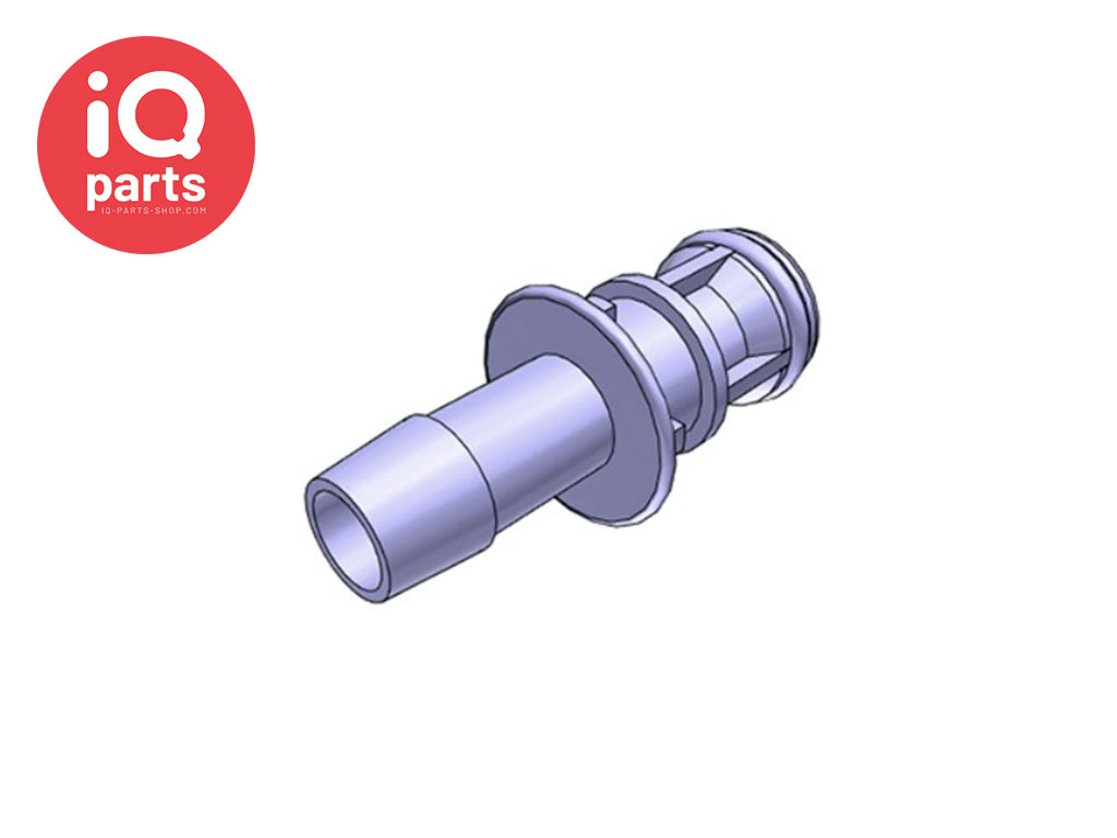 CPC MPC22004T03M | Coupling Insert | Polycarbonate | 6,4 mm (1/4") Hose barb | Silicone