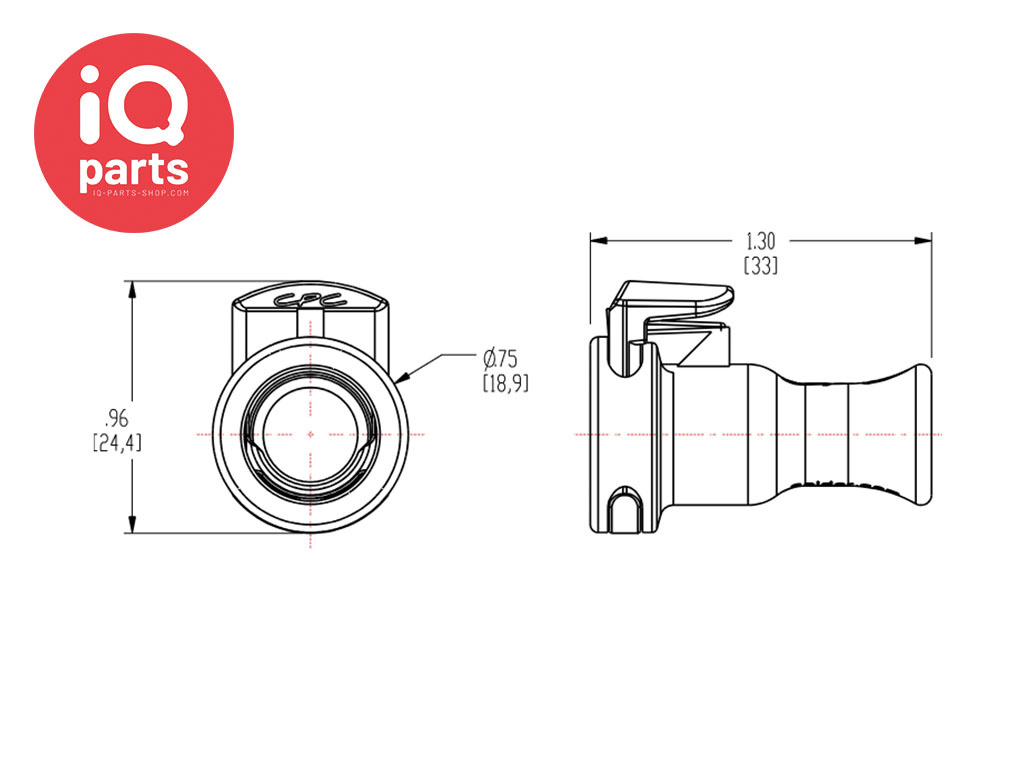 CPC CPC - MPC32003 | Sealing Cap | Polycarbonate | without lock
