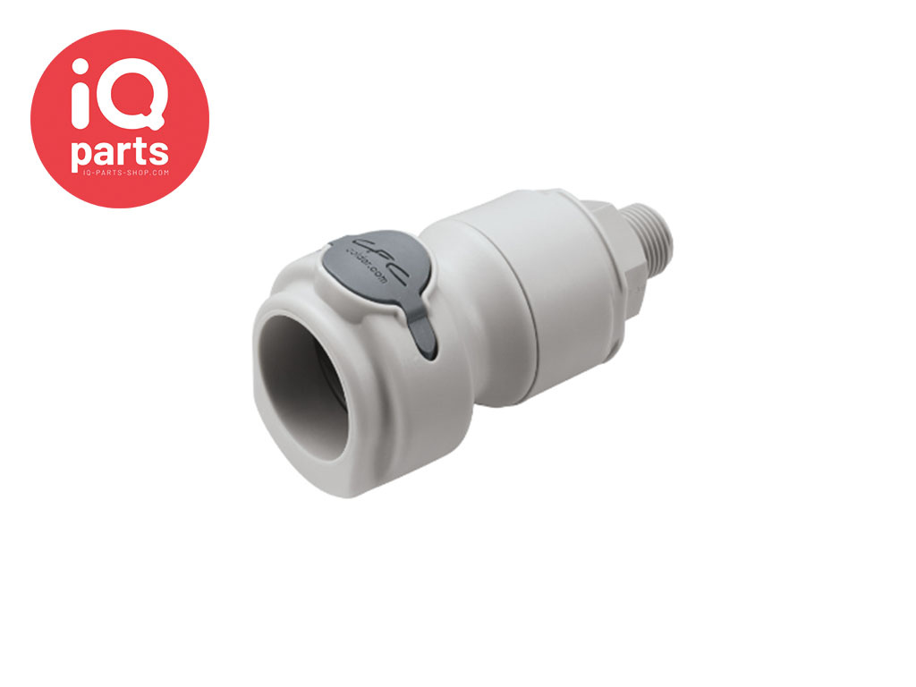 CPC NSHD10006BSPT  | NSH Coupling Body | Polypropylene | 3/8" BSPT male thread