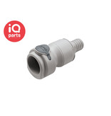 CPC CPC - NSHD17012  | NSH Coupling Body | Polypropylene | 19,0 mm (3/4") Hose barb