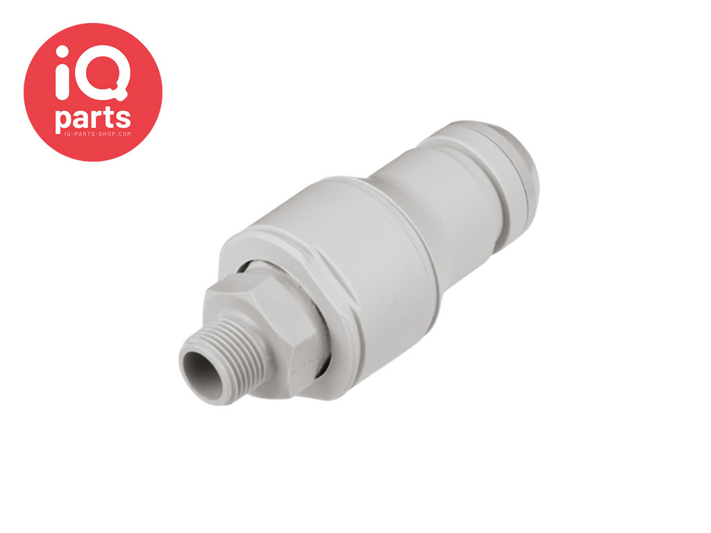 NSHD24006BSPT  | NSH Stecker | Polypropylen | 3/8" BSPT Außengewinde