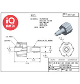 CPC CPC - LM41 | FitQuik male Luer | Polypropylene | 3.2 mm (1/8") Hose barb