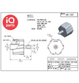 CPC CPC - LM21 | FitQuik male Luer | Polypropylene | 1,6 mm (1/16") Hose barb