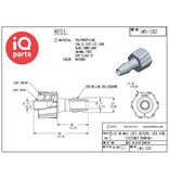 CPC CPC - LM51 | FitQuik männlich Luer | Polypropylen | 5.8 mm (5/32") Schlauchanschluss