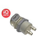 CPC CPC - PTC1602096 | Coupling Body 2 tubes | ABS | 3,2 mm (1/8") Hose barbs