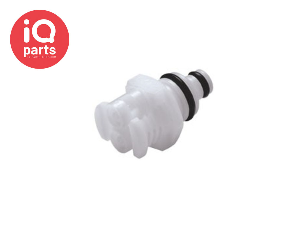 CPC PTC22010 | Coupling Insert 2 tubes | Acetal | 1.6 mm (1/16") Hose barbs