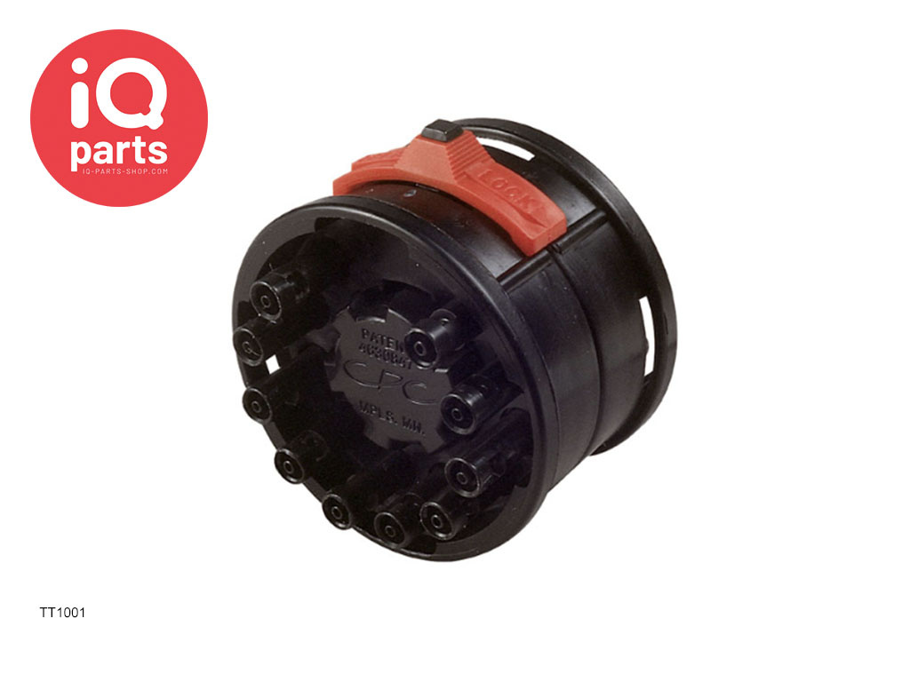 CPC TT1001 / TTD1001 | Coupling Set 10 tubes | Acetal | 1.6 mm (1/16") Hose barbs