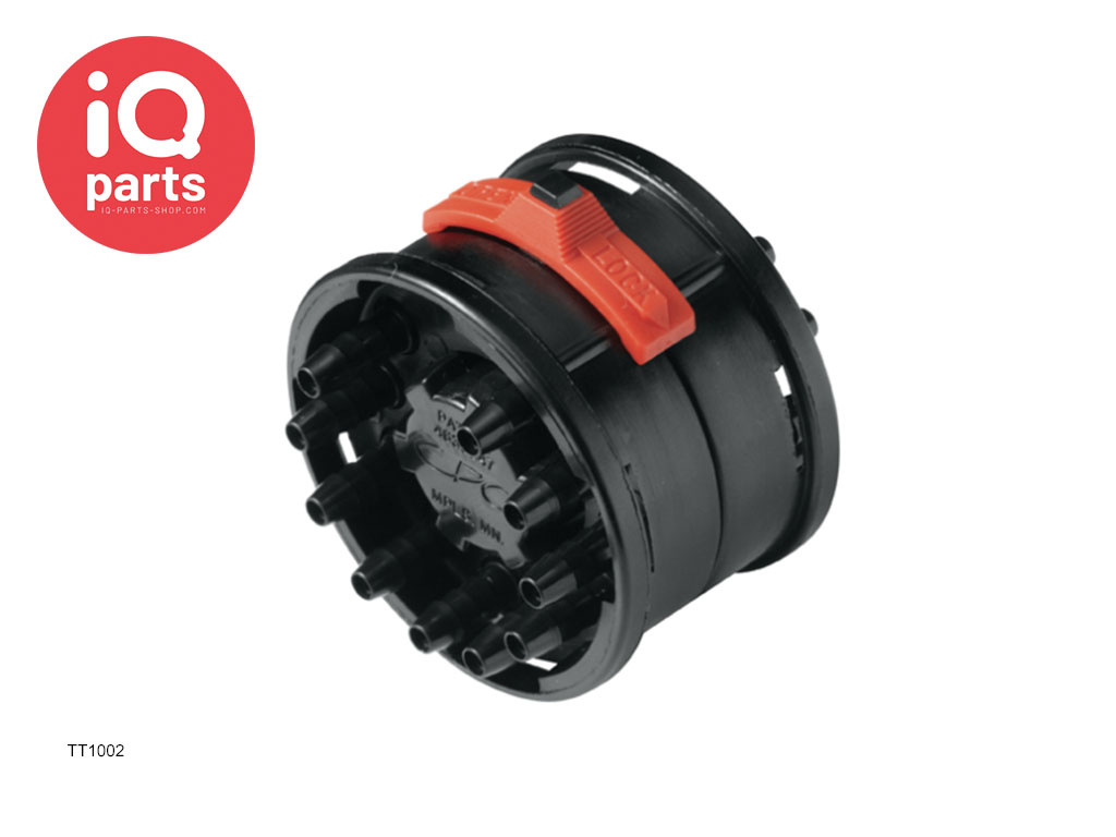 CPC TT1002 / TTD1002 | Coupling Set 10 tubes | Acetal | 3.2 mm (1/8") Hose barbs