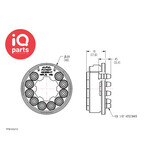 CPC CPC - TFB100212 | Kupplung 10 Schlauchen | Polypropylen | 3.2 mm Schlauchanschlüße