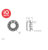 CPC CPC - TFB10M3 | Snelkoppeling 10 slangen | Acetaal | 3.0 mm slangpilaren