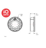 CPC CPC - TFB10 | Coupling Body 10 tubes | Acetal | WITHOUT  Hose barbs