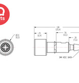 CPC CPC - TFFM3 / TFFDM3 | Coupling Body | Acetal | 3.0 mm Hose barb