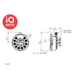 CPC CPC - TMB1001 | Insteeknippels 10 slangen | Acetaal | 1.6 mm slangpilaren