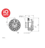 CPC CPC - TMB1002 | Insteeknippels 10 slangen | Acetaal | 3.2 mm slangpilaren