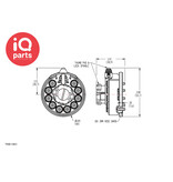 CPC CPC - TMB10M3 | Coupling Inserts 10 tubes | Acetal | 3.0 mm Hose barbs