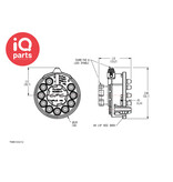 CPC CPC - TMB100212 | Insteeknippels 10 slangen | Polypropyleen | 3.2 mm slangpilaren