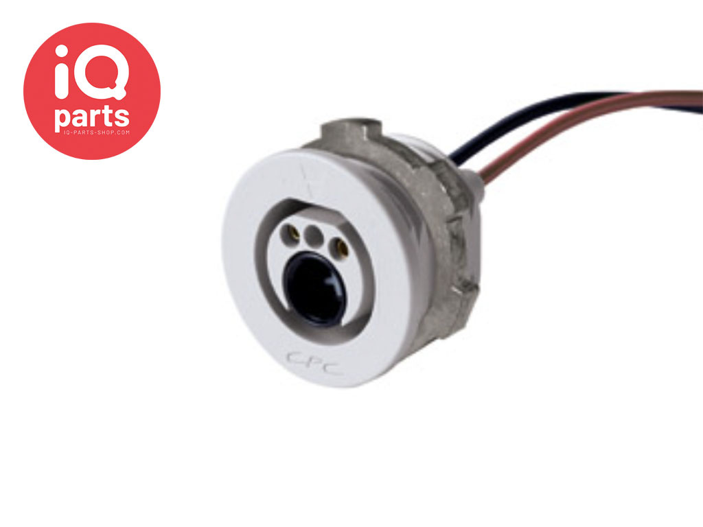 CPC MHQC42000 | Mini Hybrid Insteeknippel voor plaatmontage | 1.6 mm slangaansluiting