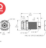 CPC CPC - PMM181032 / PMMD181032 | Coupling Body | Acetal | 10-32 UNF Female Thread | Multi-Mount