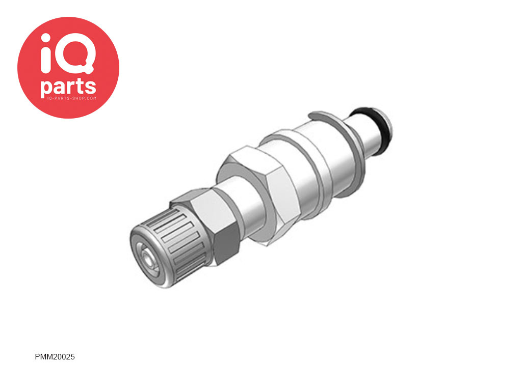 PMM20025 / PMMD20025 | Coupling Insert | Acetal | PTF Nut 4.0 mm (5/32") OD / 2.5 mm (0.10") ID | Multi-Mount