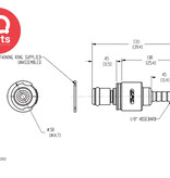 CPC CPC - PMM2202 / PMMD2202 | Insteeknippel | Acetaal | 3.2 mm Slangpilaar | Multi-Mount