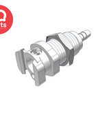 CPC CPC - MM1602 / MMD1602 | Coupling Body | Chrome-Plated Brass | 3.2 mm (1/8") Hose barb | Multi-Mount