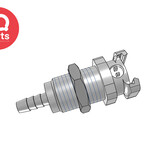 CPC CPC - MM1602 / MMD1602 | Coupling Body | Chrome-Plated Brass | 3.2 mm (1/8") Hose barb | Multi-Mount
