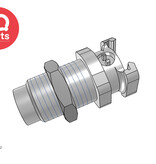 CPC CPC - MM181032 / MMD181032 | Coupling Body | Chrome-plated Brass | 10-32 UNF Female Thread | Multi-Mount