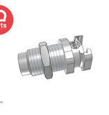 CPC CPC - MM181032 / MMD181032 | Coupling Body | Chrome-plated Brass | 10-32 UNF Female Thread | Multi-Mount