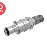 CPC CPC - MM20025 / MMD20025 | Coupling Insert | Chrome-Plated Brass | PTF Nut 4.0 mm (5/32") OD / 2.5 mm (0.10") ID | Multi-Mount