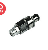 CPC CPC - MM2004 / MMD2004 | Coupling Insert | Chrome-Plated Brass | PTF Nut 6.4 mm (1/4") OD / 4.3 mm (0.17") ID | Multi-Mount