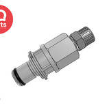 CPC CPC - MM2004 / MMD2004 | Stecker | Messing verchromt | PTF Klemmring 6.4 mm AD / 4.3 mm ID | Multi-Mount