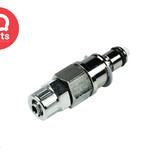 CPC CPC - MM2004 / MMD2004 | Coupling Insert | Chrome-Plated Brass | PTF Nut 6.4 mm (1/4") OD / 4.3 mm (0.17") ID | Multi-Mount