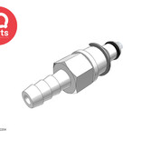 CPC CPC - MM2204 / MMD2204 | Coupling Insert | Chrome-Plated Brass | 6.4 mm (1/4") Hose Barb | Multi-Mount