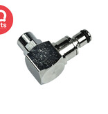 CPC CPC - MM2104 / MMD2104 | Elbow Coupling Insert | Chrome-Plated Brass | PTF Nut 6.4 mm (1/4") OD / 4.3 mm (0.17") ID | Multi-Mount