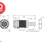 CPC CPC - PLM16004 / PLMD16004 | Koppeling | Acetaal | 6.4 mm Slangpilaar | Multi-Mount