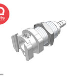 CPC CPC - PLM16005 / PLMD16005 | Coupling Body | Acetal | 7.9 mm (5/16") Hose Barb | Multi-Mount