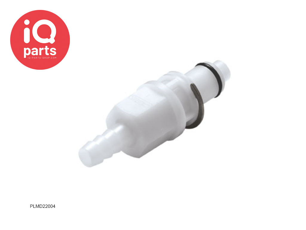 CPC PLM22004 / PLMD22004 | Coupling Insert | Acetal | 6.4 mm (1/4") Hose Barb | Multi-Mount