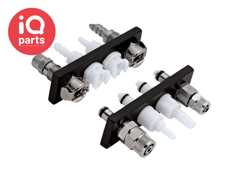 CPC CPC - LM12004 / LMD12004 | Koppeling | Verchroomd Messing | PTF Klemring 6.4 mm OD / 4.3 mm ID | Multi-Mount