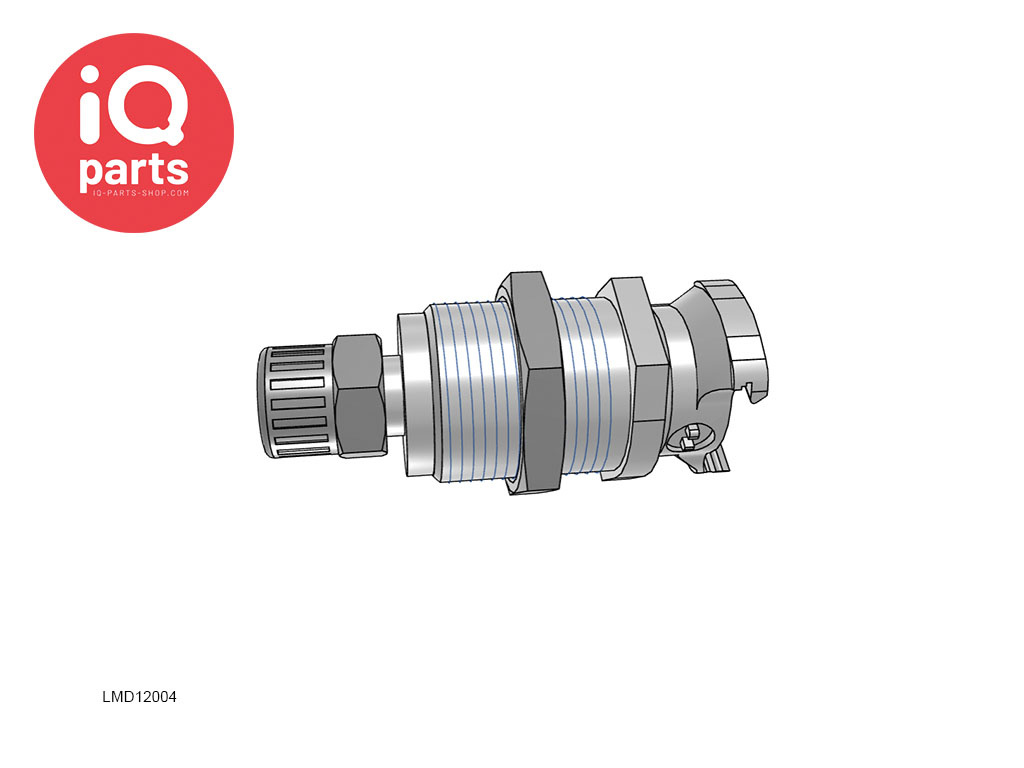CPC CPC - LM12004 / LMD12004 | Koppeling | Verchroomd Messing | PTF Klemring 6.4 mm OD / 4.3 mm ID | Multi-Mount